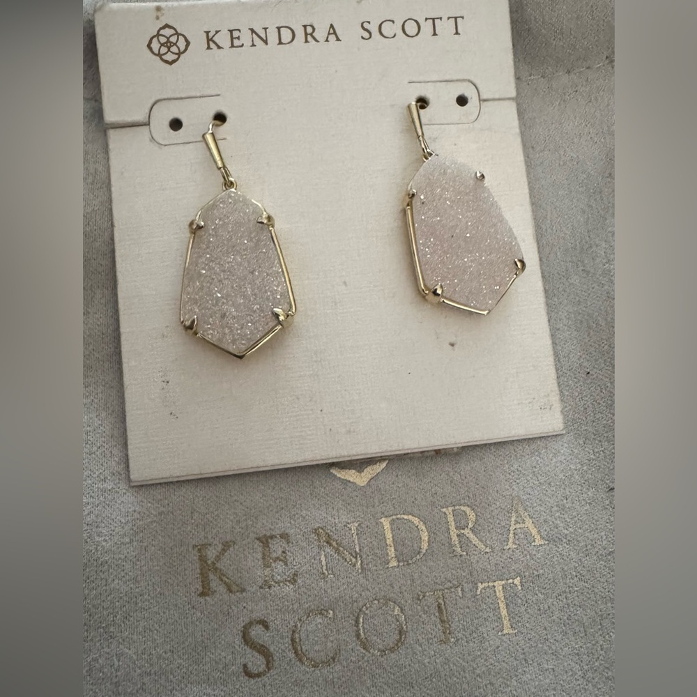 Kendra Scott Alexandria Druzy Earrings - Picture 4 of 4